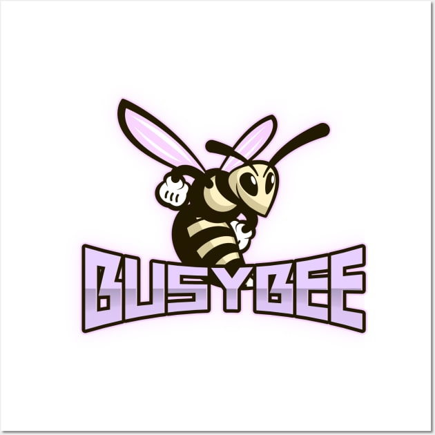 Busy Bee Wall Art by Plush Tee